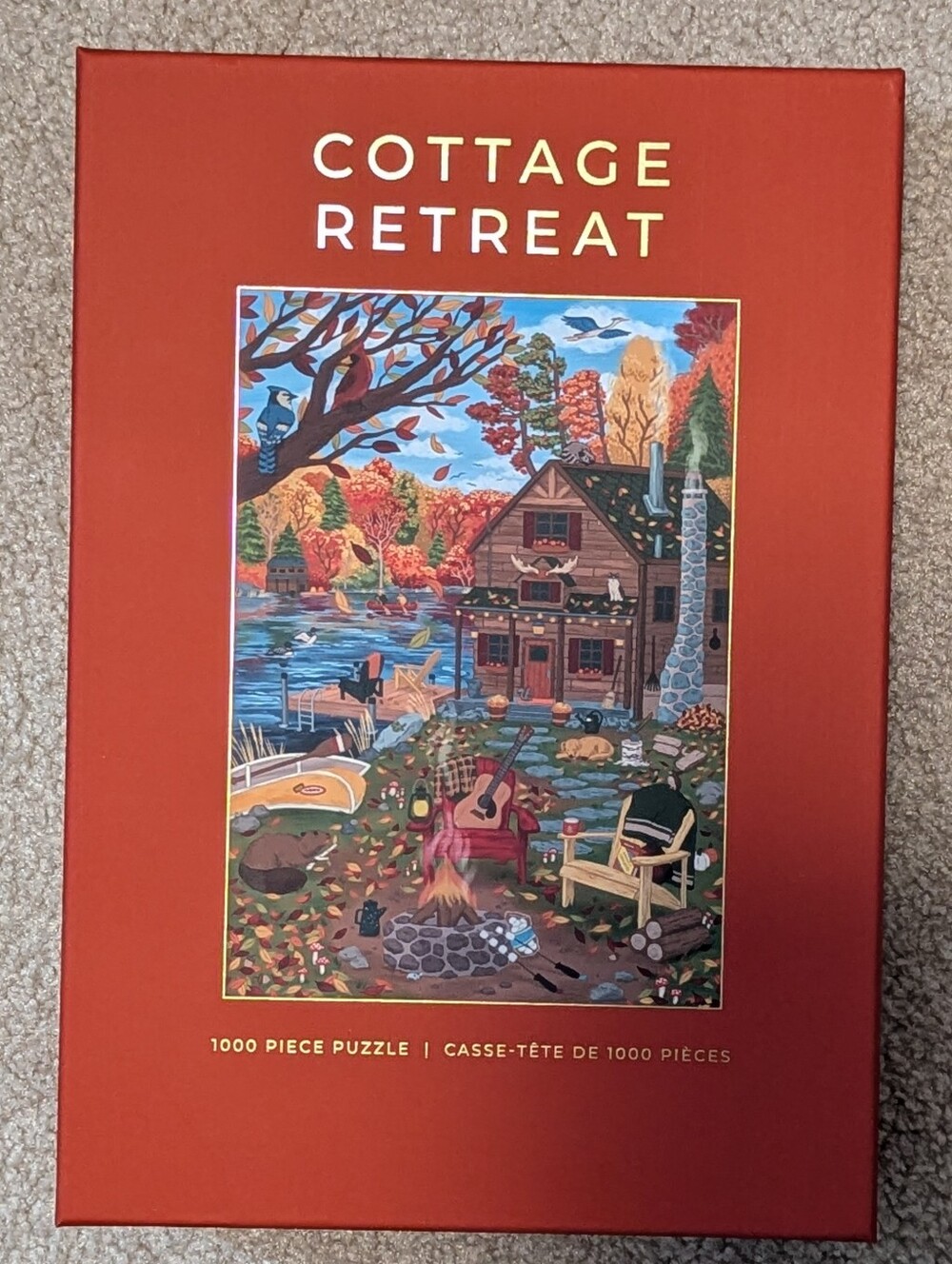 Hobbry "Cottage Retreat" 1000-Piece Jigsaw Puzzle (Brand New / Sealed)